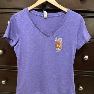 Purple V-Neck Women's Mesa Verde Top